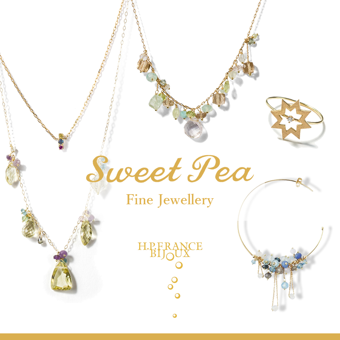 SWEET PEA Fine Jewellery | H.P.FRNACE BIJOUX | H.P.FRANCE公式サイト